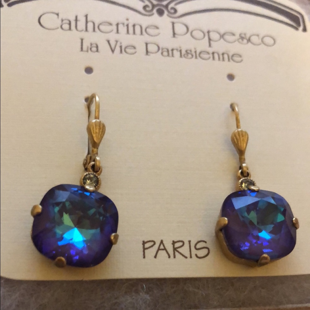 Iridescent earrings